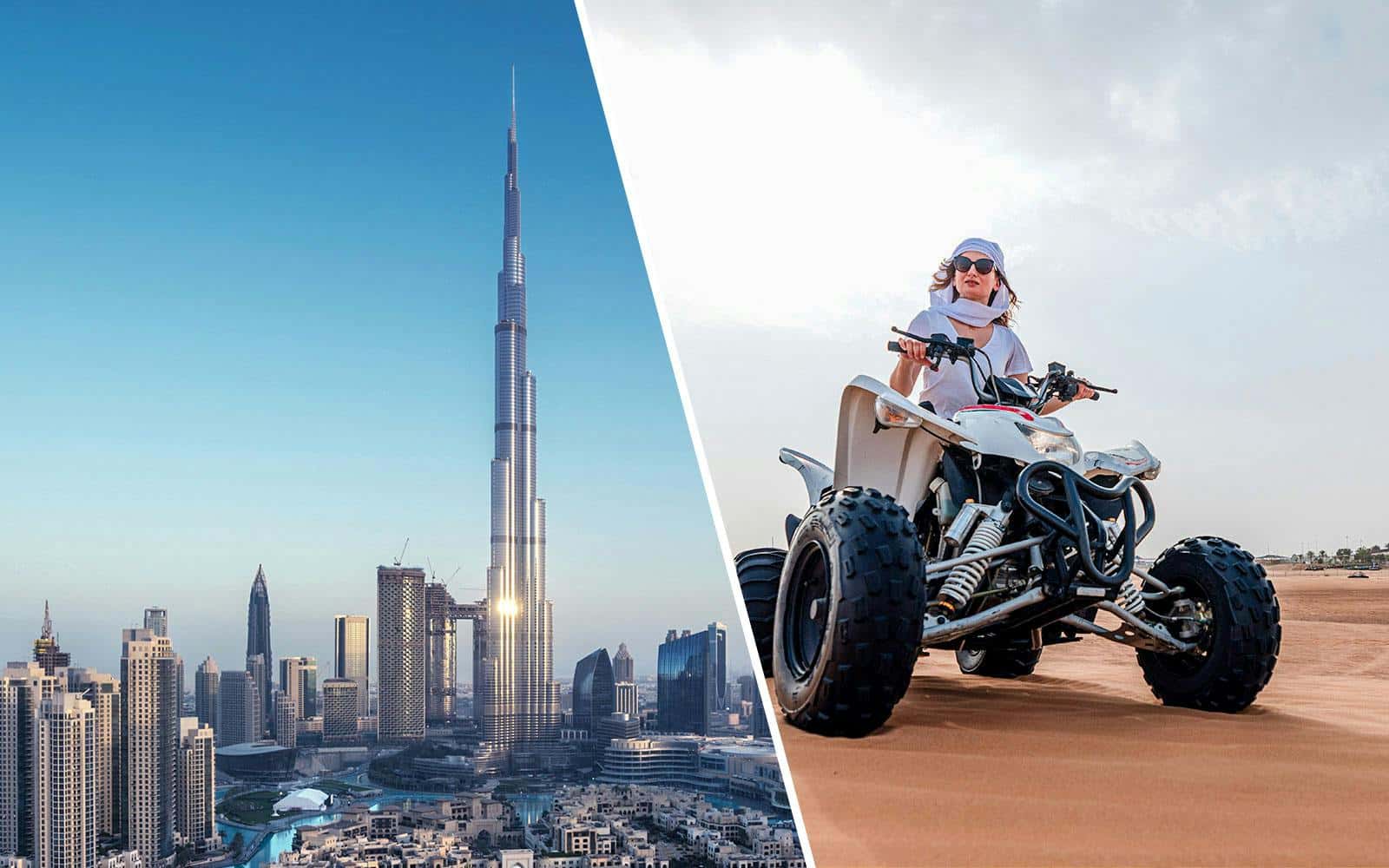 Combo (Save 14%): Burj Khalifa At the Top: Level 124 & 125 Tickets + Budget-Friendly Evening Desert Safari
