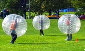 Bounce, Roll & Score: Bubble Soccer Game Experience for 1 or 2 at Sharjah Golf and Shooting Club(Up To 50% Off)