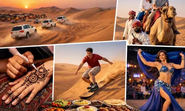 Half-Day Desert Safari: 1, 2, 4 Persons with VIP Mrng or Evng Option