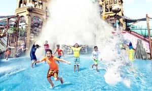 Abu Dhabi Sheikh Zayed Grand Mosque Visit & Yas Water Park Entry for a Child & Adults with Baisan Travel (Up to 43% Off)