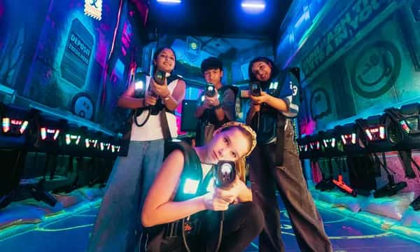 Single Game of Laser Tag, Bundle Game of 3 or Laser Tag for 4